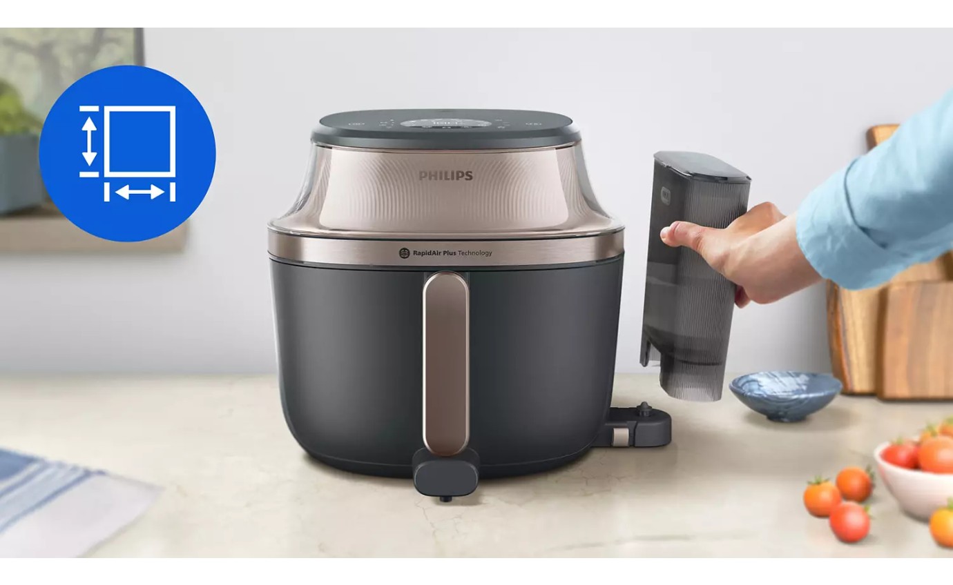 Philips 5000 Series Airfryer with Steam & Rail 7.2L NA54707