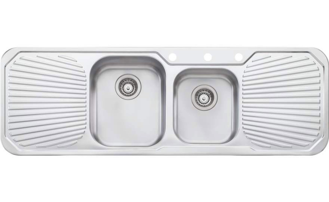 Oliveri Petite 1 & 3/4 Bowl Sink PE3411TH