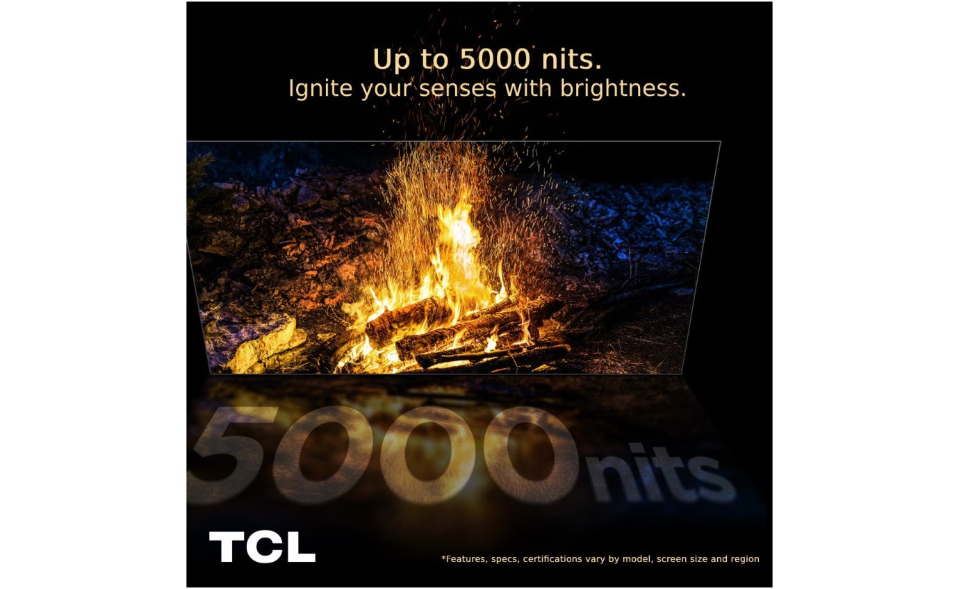 TCL 85 inch C8K Premium QD-Mini LED 4K 144Hz Google TV 85C8K