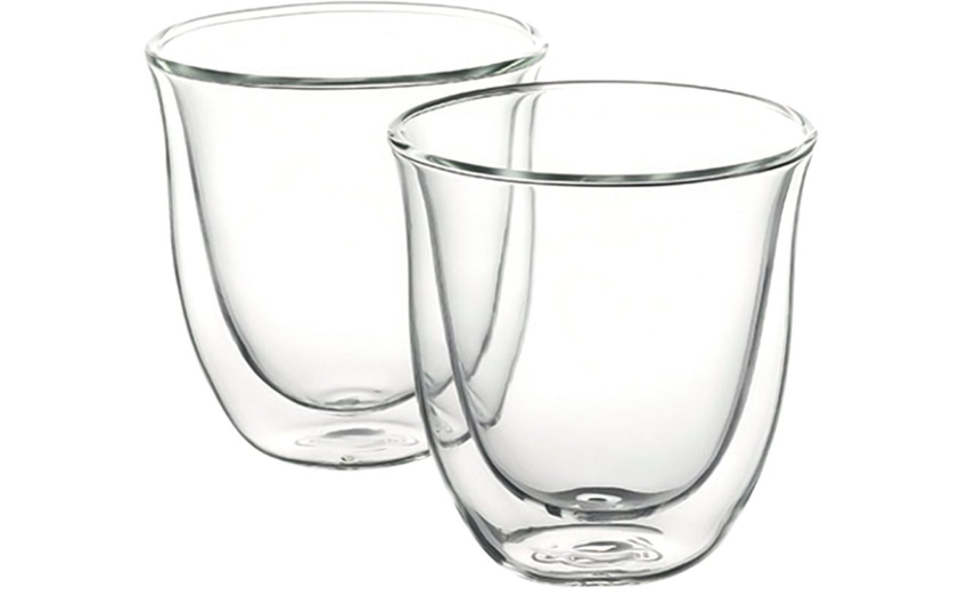 DeLonghi Cappuccino Glasses 190ml DBWALLCAPP