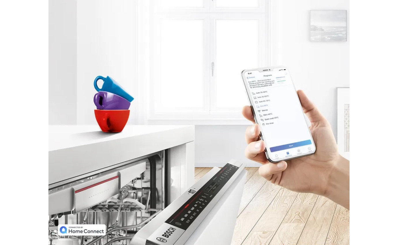 Bosch 60cm Built-Under Dishwasher (Black Inox) SMP6HCB01A