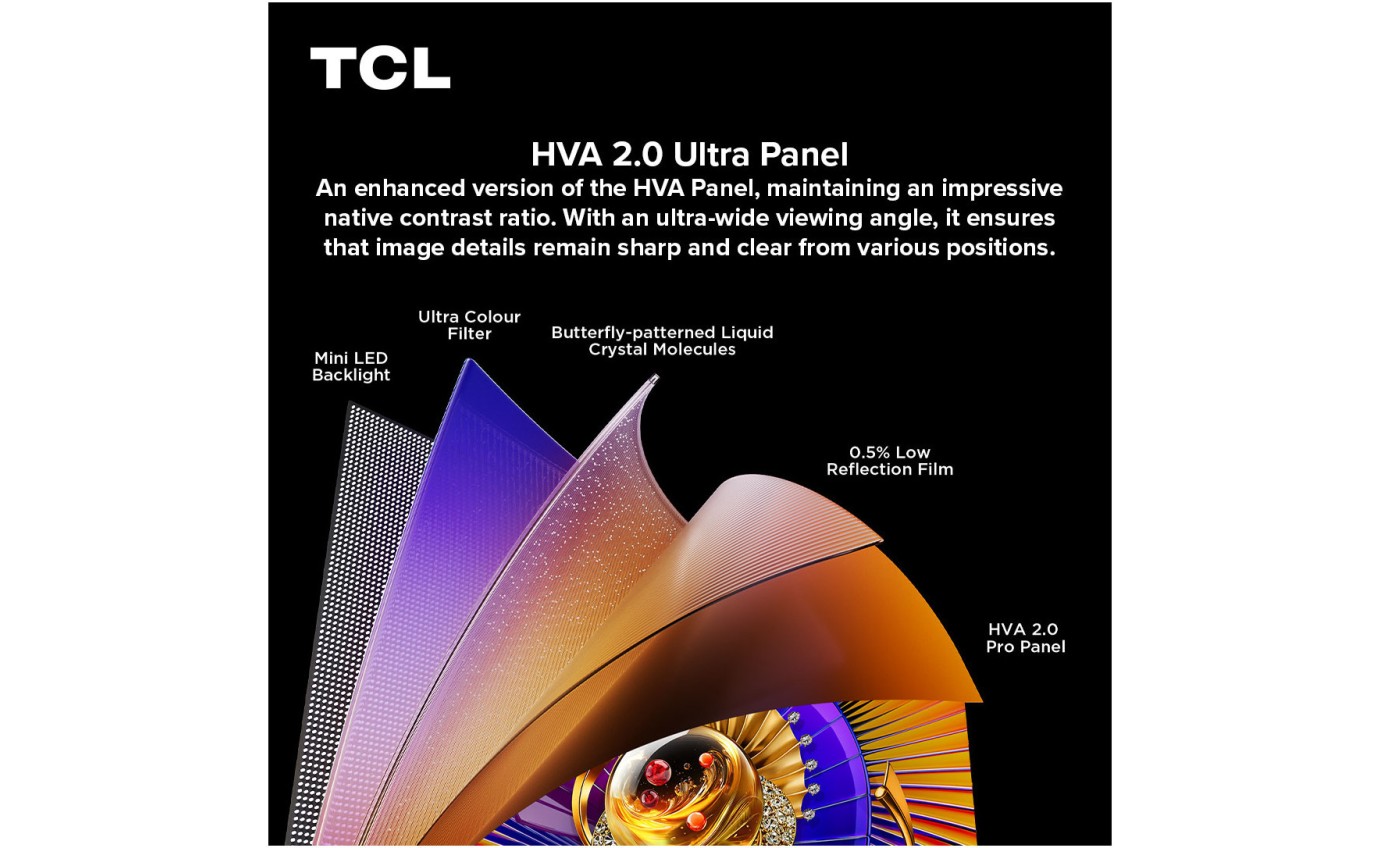 TCL 55 inch C7L SQD-Mini LED 4K Smart Google TV 55C7L