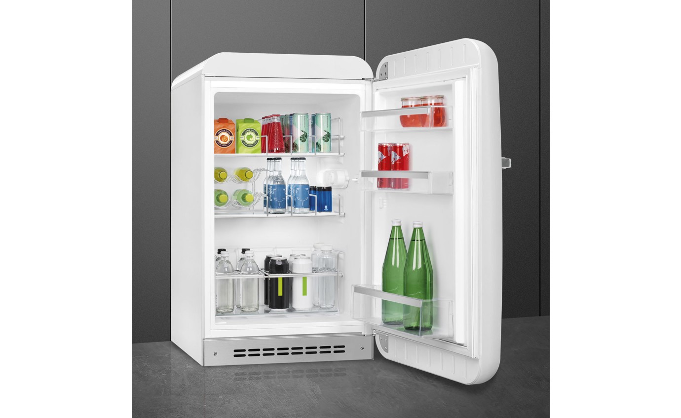 Smeg 135L 50's Style Refrigerator (White) FAB10HRWH6