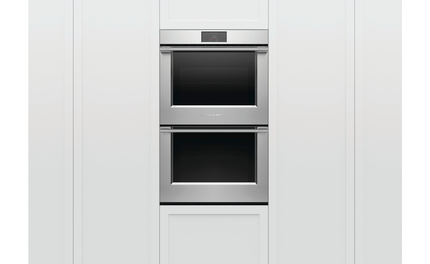 Fisher & Paykel 76cm Series 9 Professional Pyrolytic Double Oven OB76DPPTX1