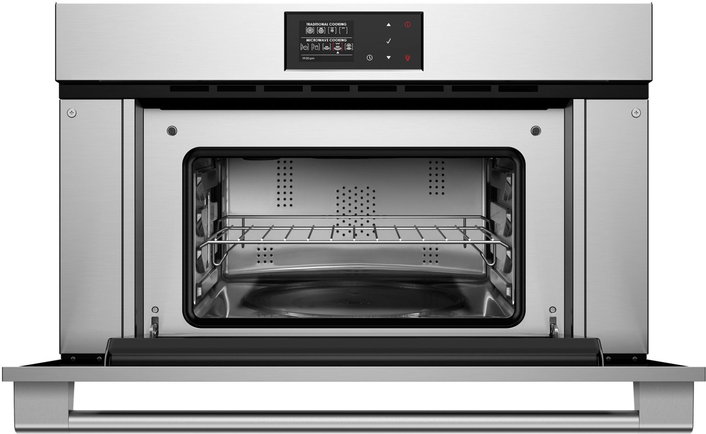 Fisher & Paykel 76cm Series 9 Professional Compact Combi-Microwave Oven OM76NPX1