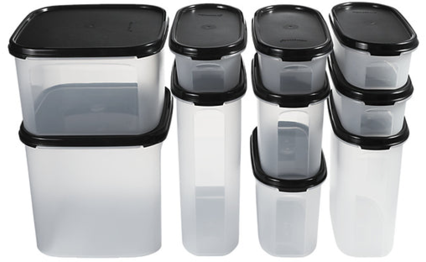 Tupperware Modular Dry Food Container Set of 10 TUPP0012