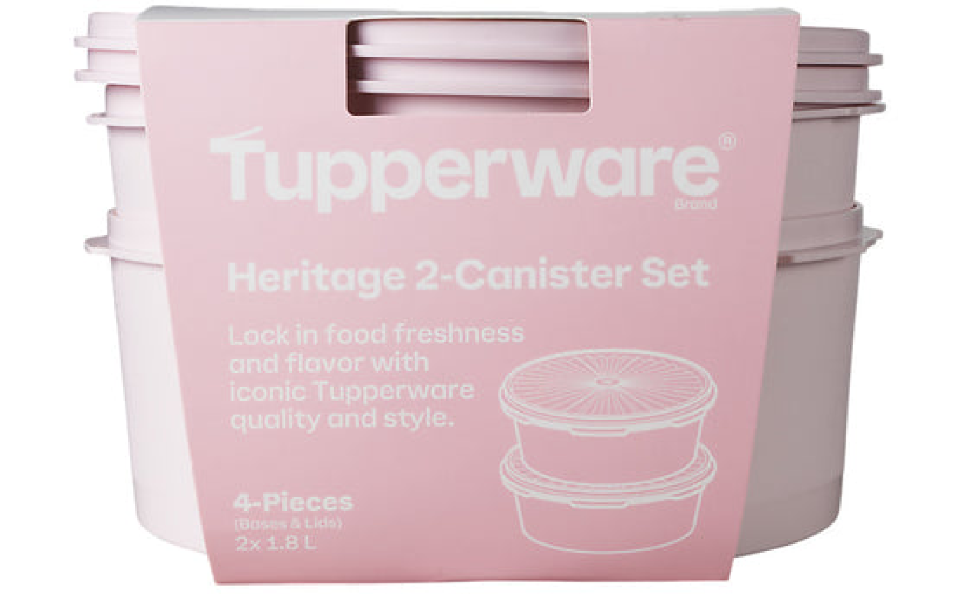 Tupperware Heritage Canister Set of 2 TUPP0022