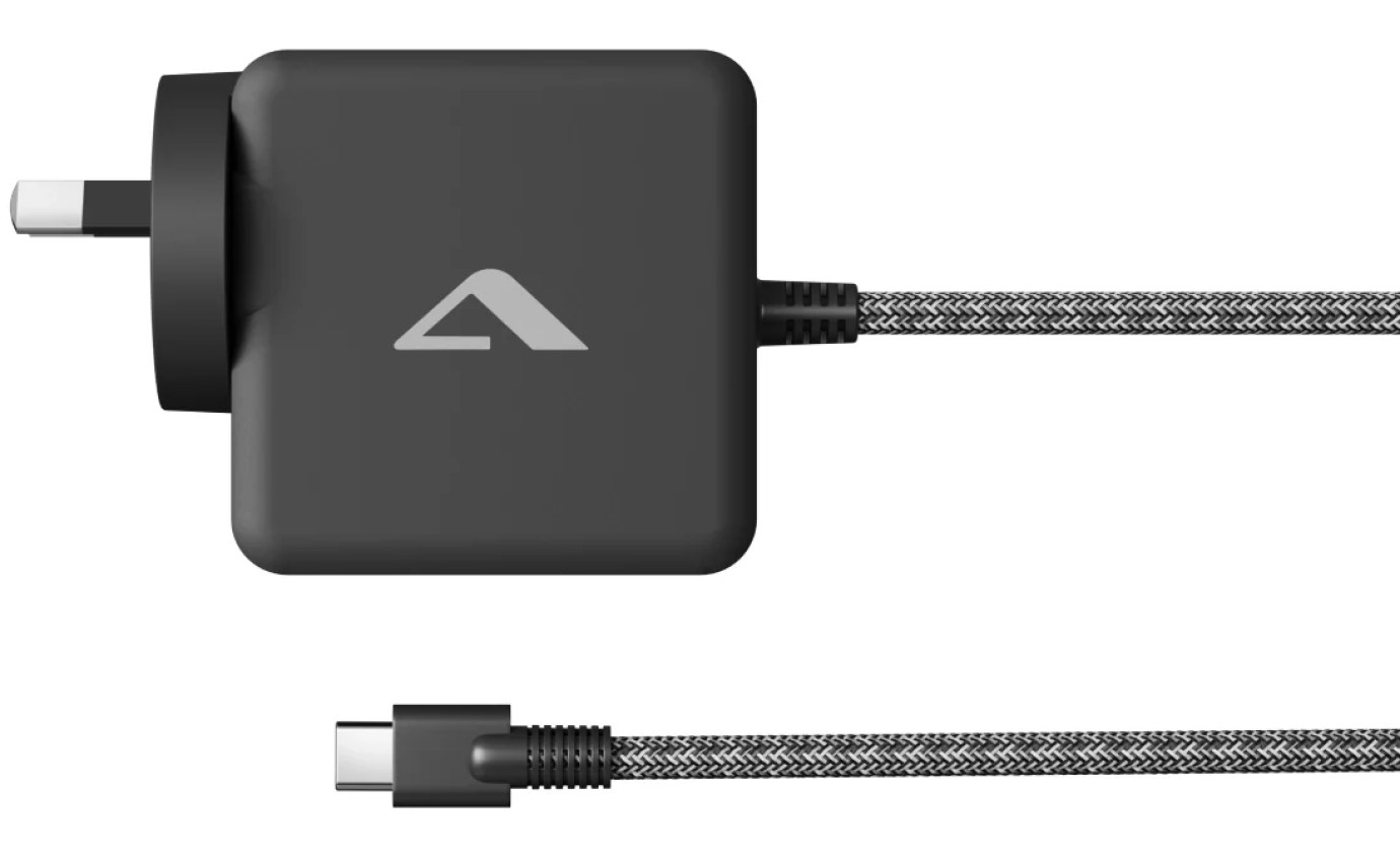 ALOGIC Rapid Power 100W GaN Charger with 2m Fixed USB-C Cable WCF1X100BKANZ