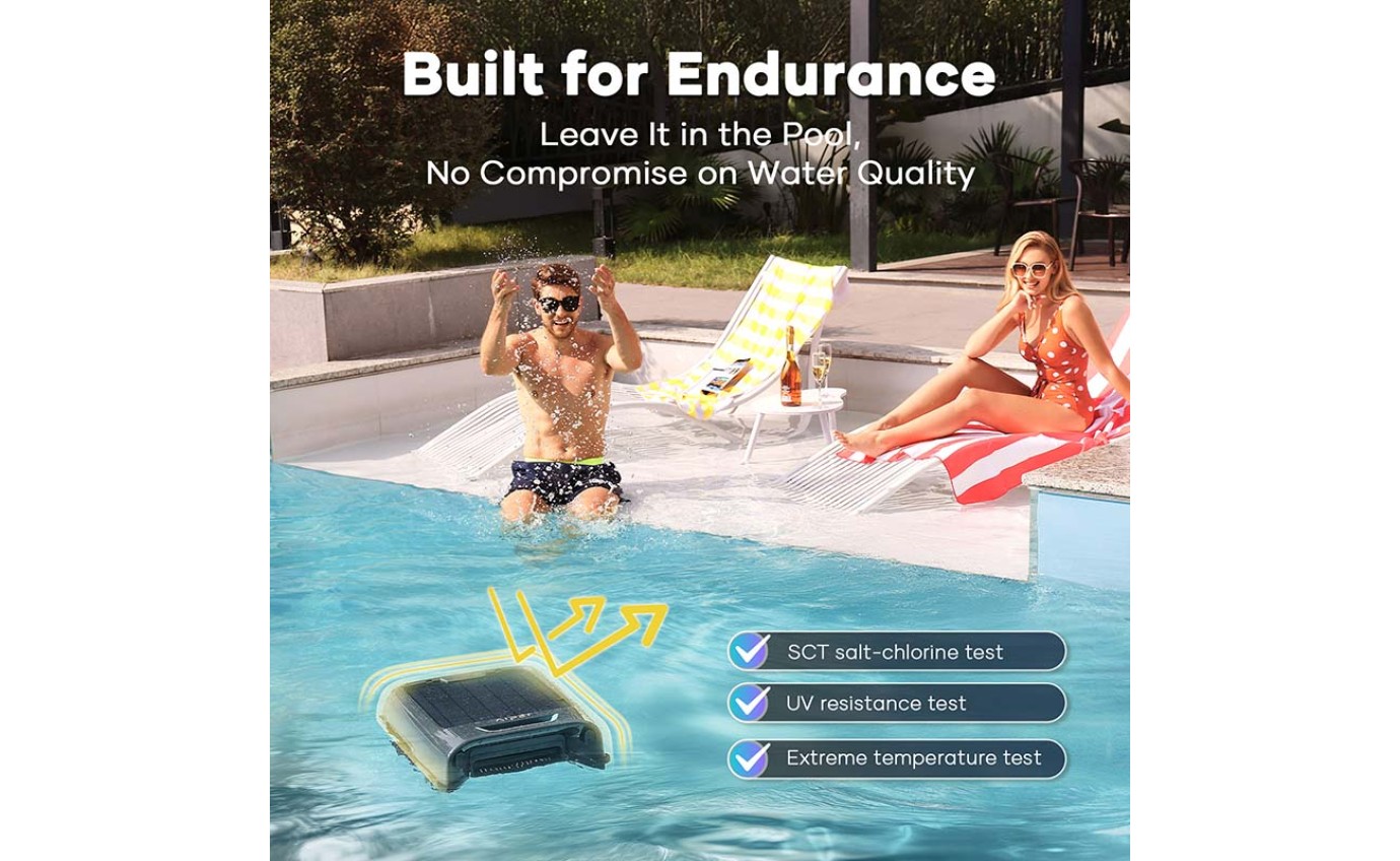 Aiper Surfer S2 Solar-Powered Robotic Pool Skimmer 255291