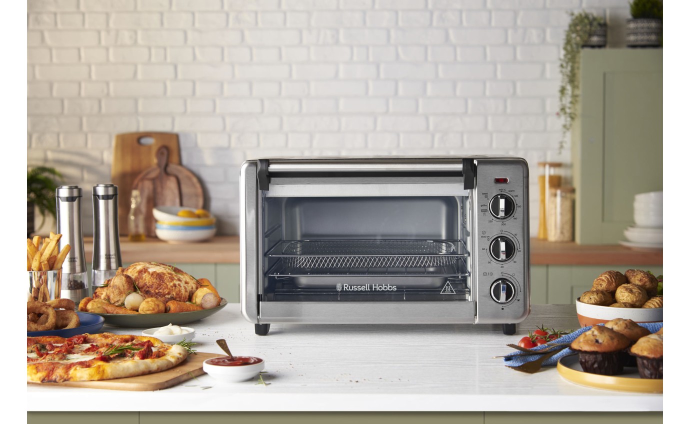 Russell Hobbs Air Fry Crisp 'N Bake Compact Toaster Oven RHTOV25
