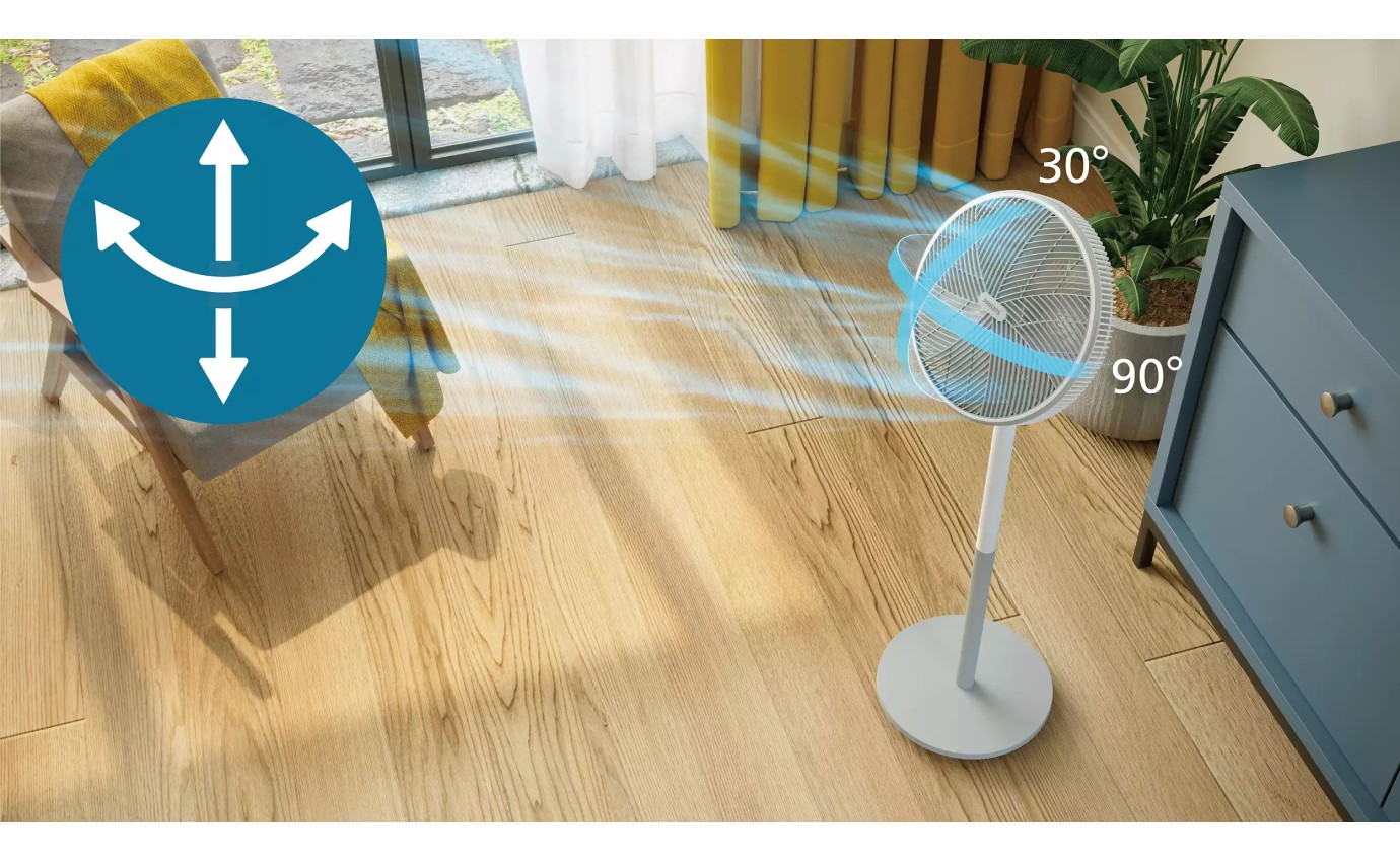 Philips 2000 Series Pedestal Fan (White) CX255000