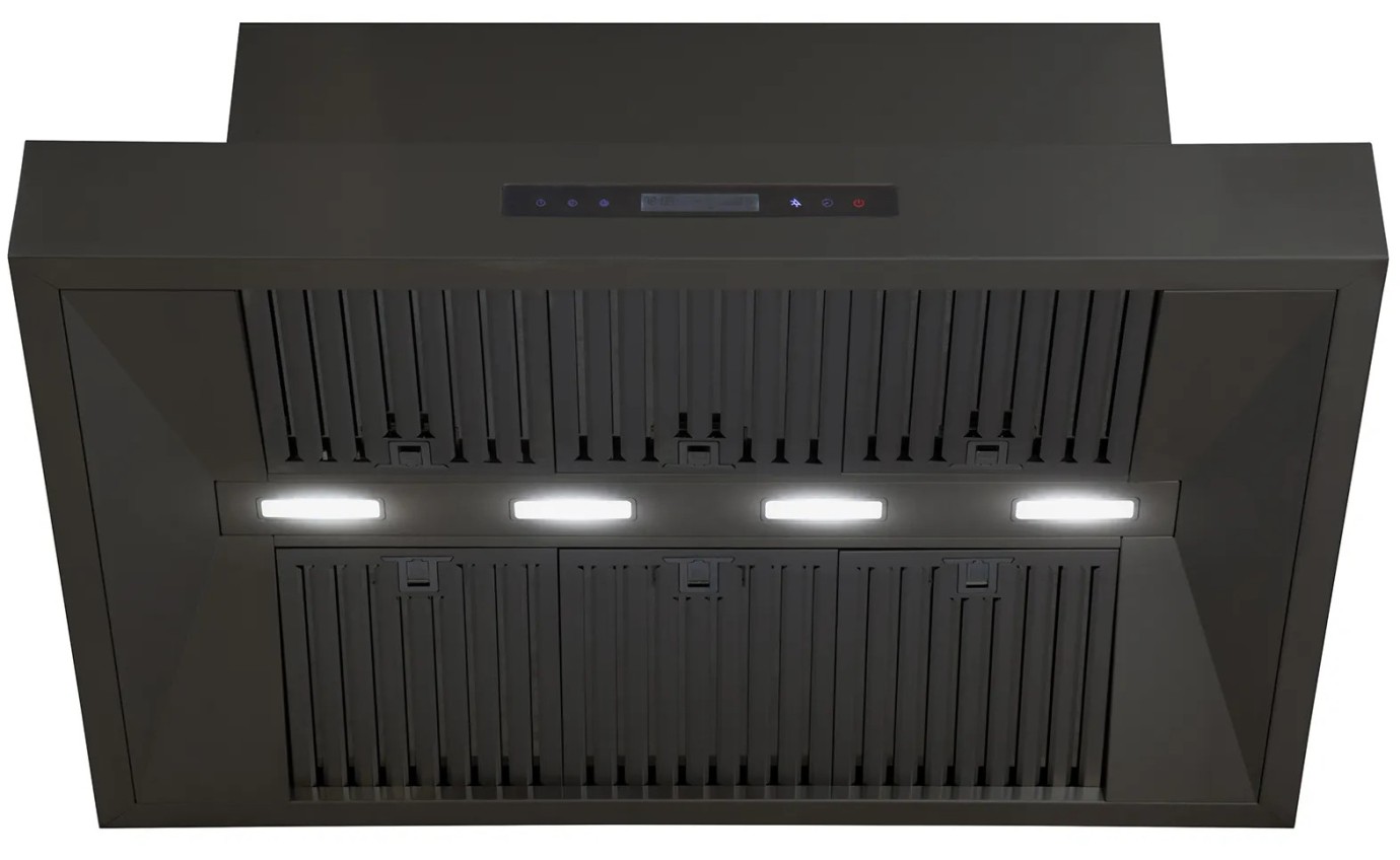 Excelsior 120cm Black BBQ Rangehood CXWB12082BLK