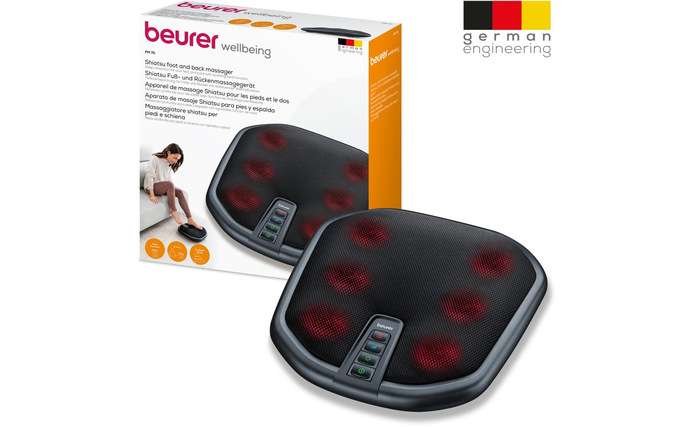 Beurer Shiatsu Foot and Back Massager FM70