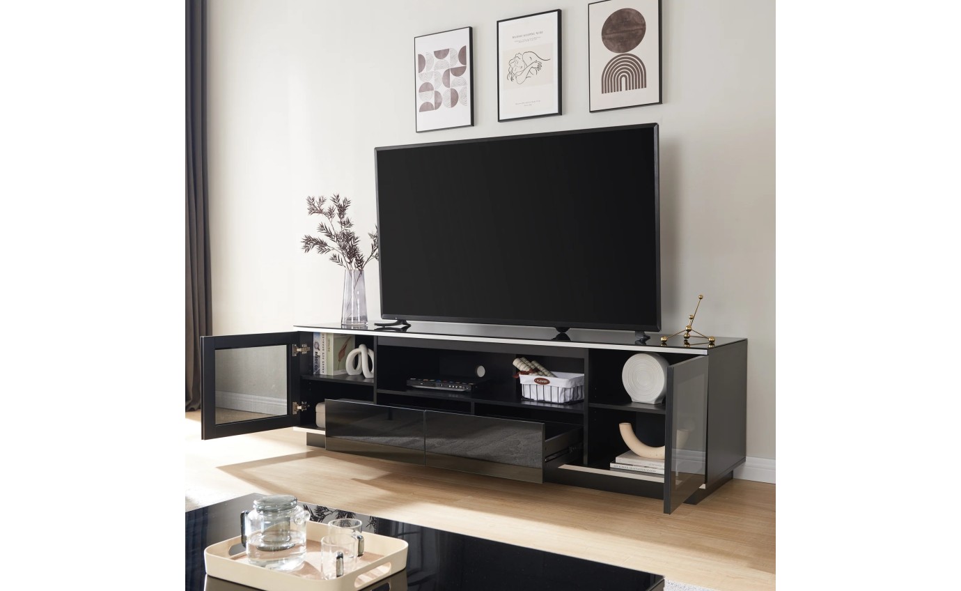 Tauris Titan 2100mm TV Entertainment Unit TITAN2100BLK