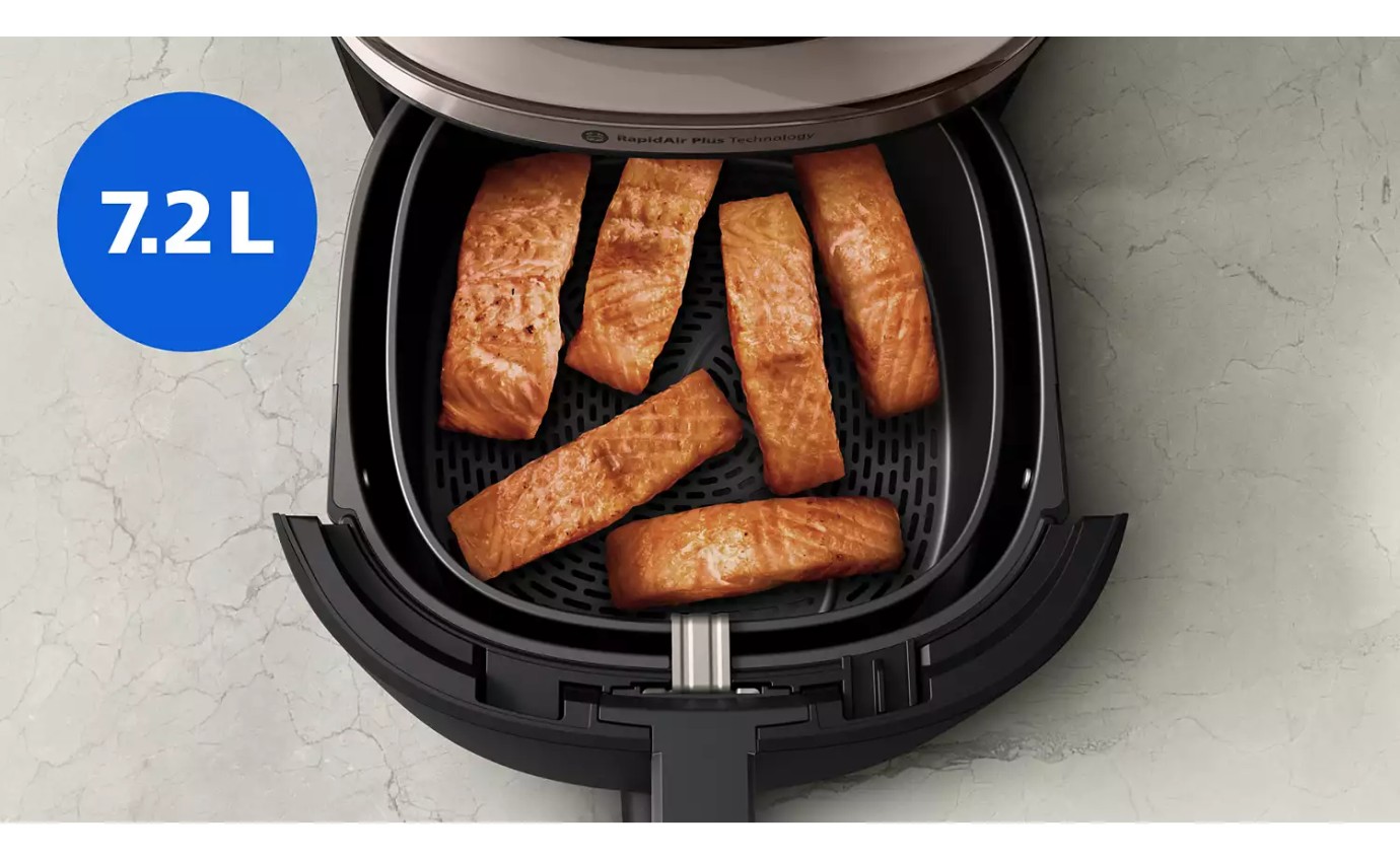 Philips 5000 Series Airfryer with Steam & Rail 7.2L NA54707