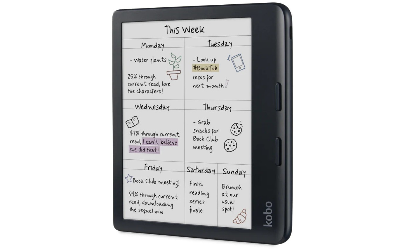 Kobo Libra Colour (Black) N428KUBKKCK