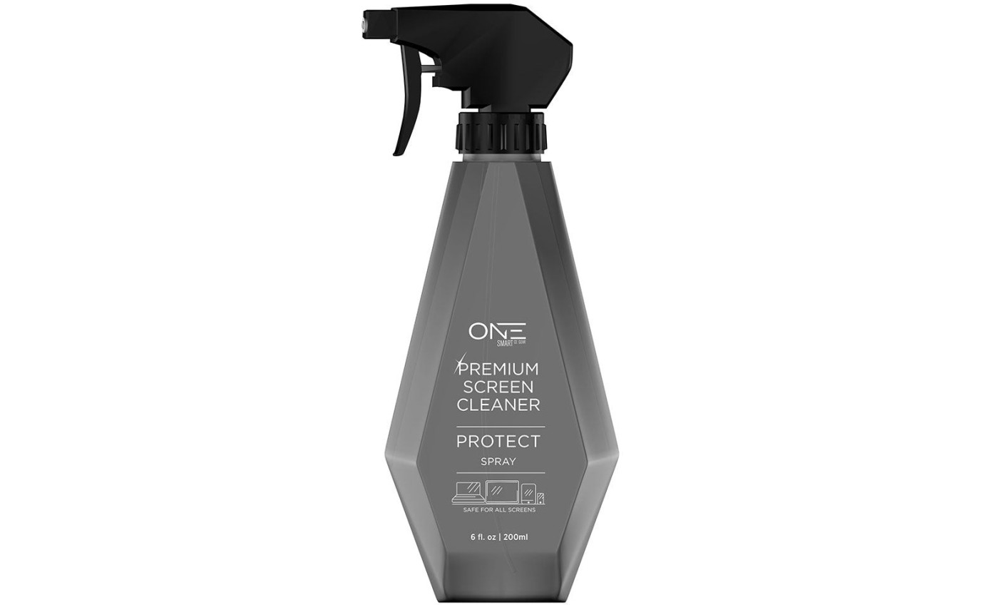 One Products 200ml Premium TV Screen Clean Spray Bottle & Cloth OSSC001