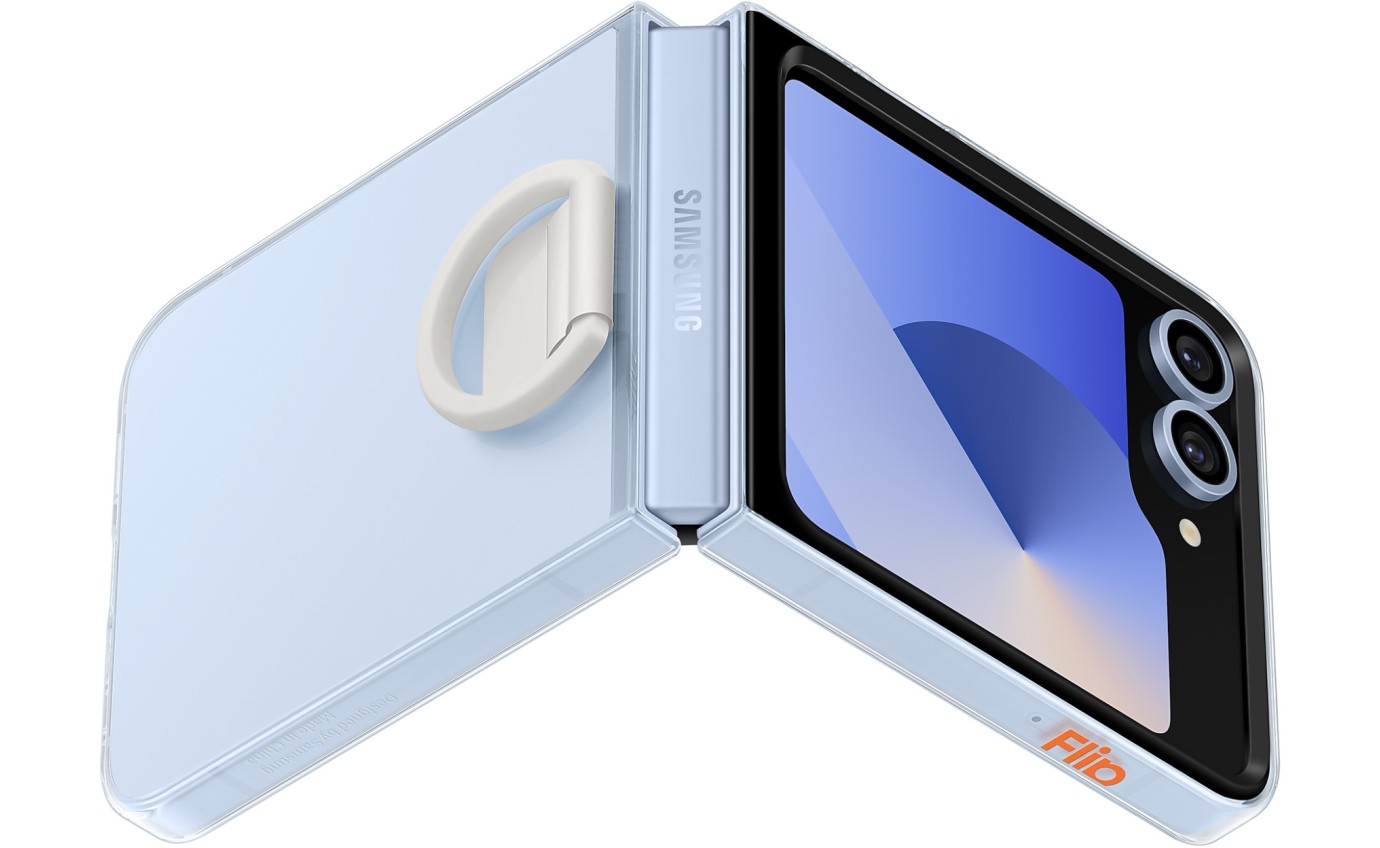 Samsung Galaxy Z Flip6 & Flip7 FE Clear Case with Ring 11901318400