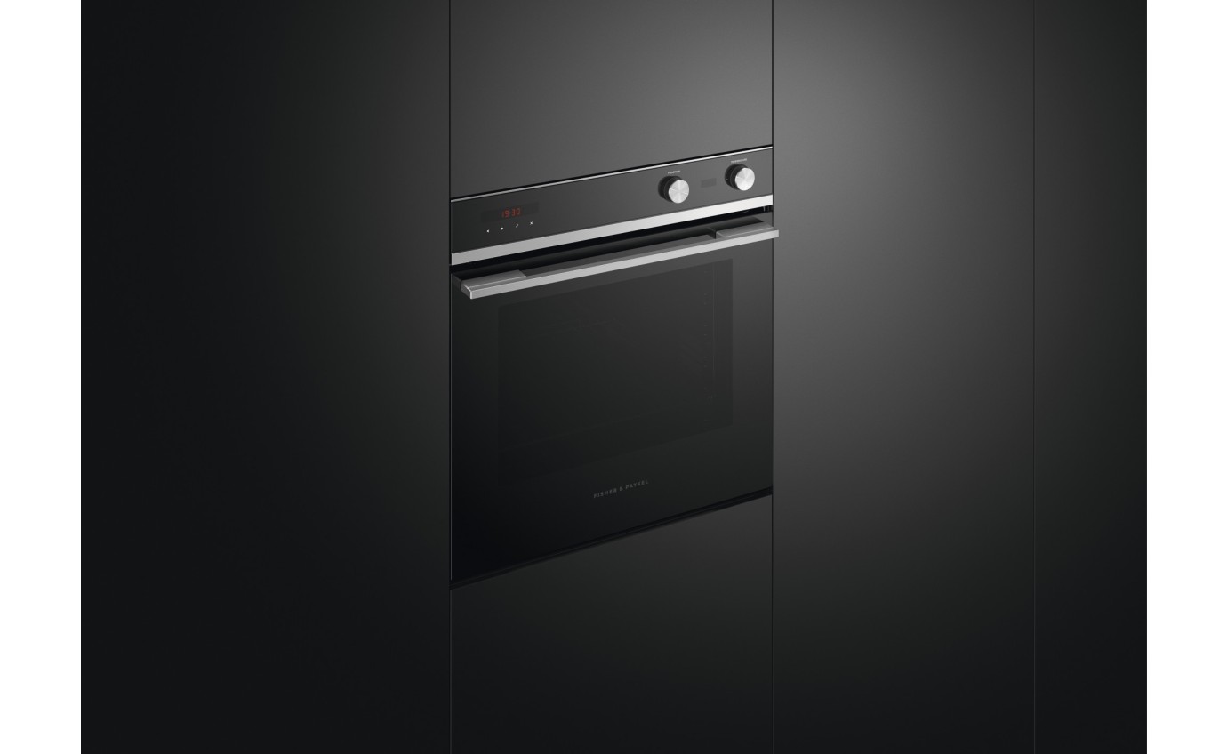 Fisher & Paykel 60cm Series 7 Contemporary Pyrolytic Oven, 9 Function OB60SD9PX2