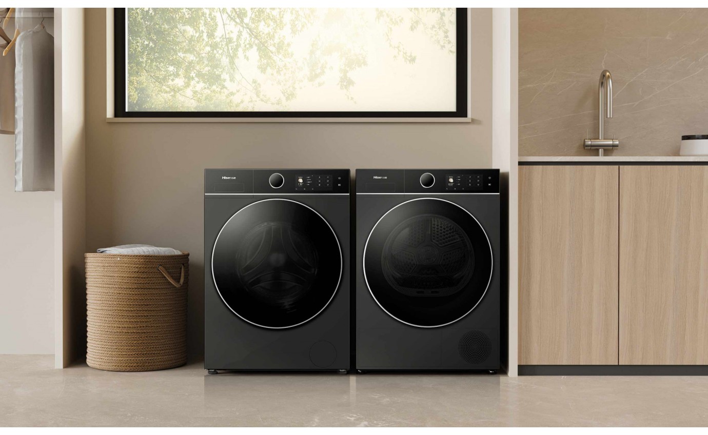 Hisense 10kg Series 8i Front Load Washing Machine (Charcoal Black) HWF8I1015BX