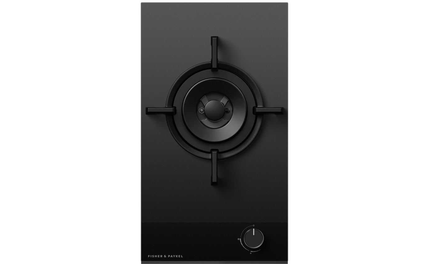 Fisher & Paykel 30cm Series 9 1 Burner Gas Cooktop, Natural Gas CG301DNGGB4