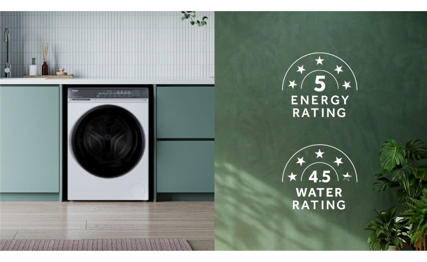 Haier 9.5kg 500 Series Front Load Washing Machine (White) HWFS95NW1