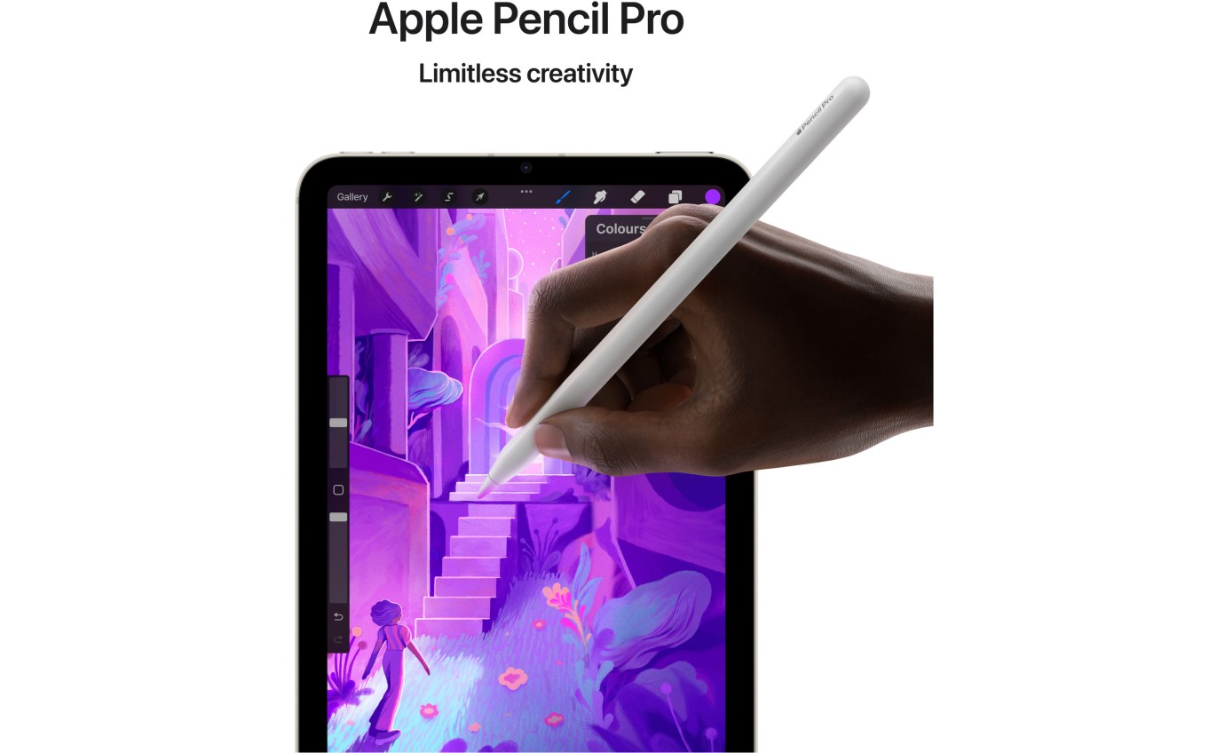 Apple iPad mini Wi-Fi + Cellular 256GB A17 Pro (Starlight) [7th Gen] MXPX3XA