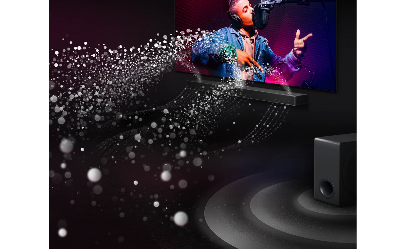 LG 5.1.3ch Home Theatre Sound Bar with Rear Speakers S80TR