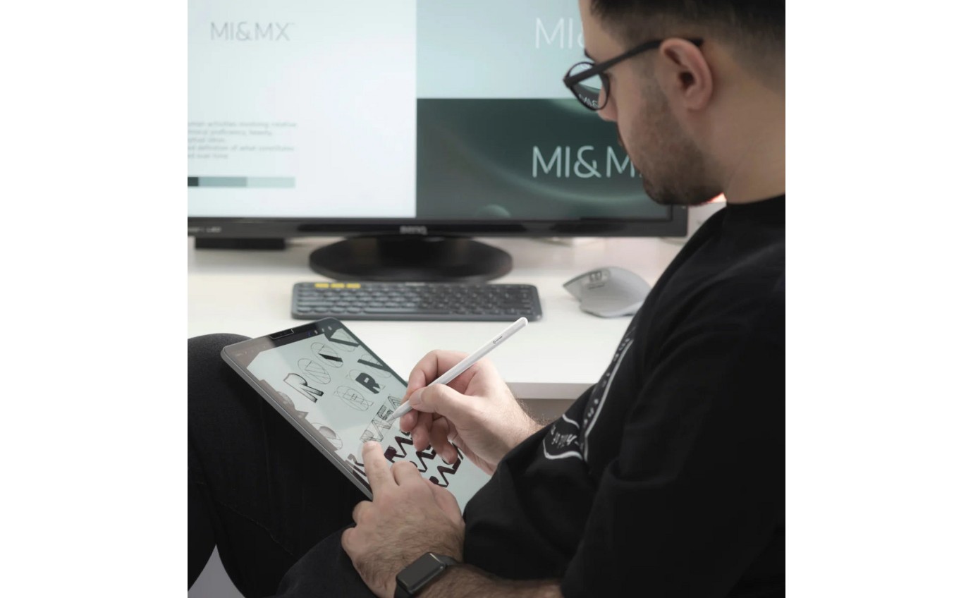 ALOGIC iPad Stylus Pen with Wireless Charging (White) ALIPSWWH