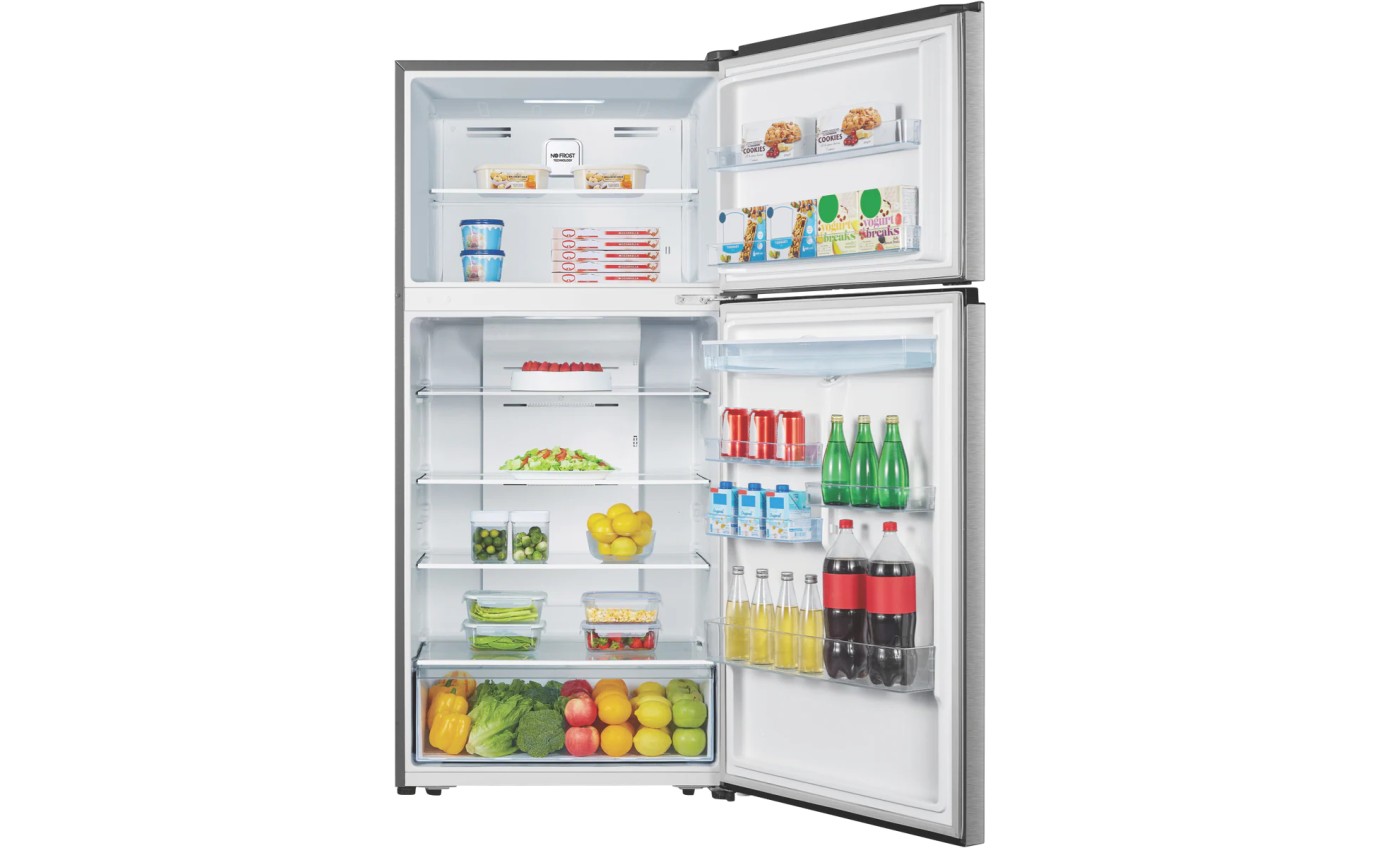 Hisense 496L Silver Top Mount Fridge HRTF497SW