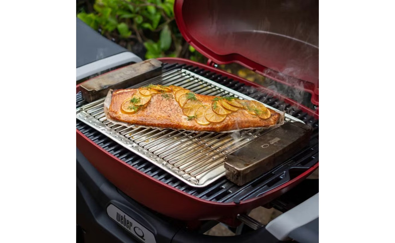 Weber Q&trade;+ and Family Q&reg;+ Smoker Box and Trivet Set 1500336