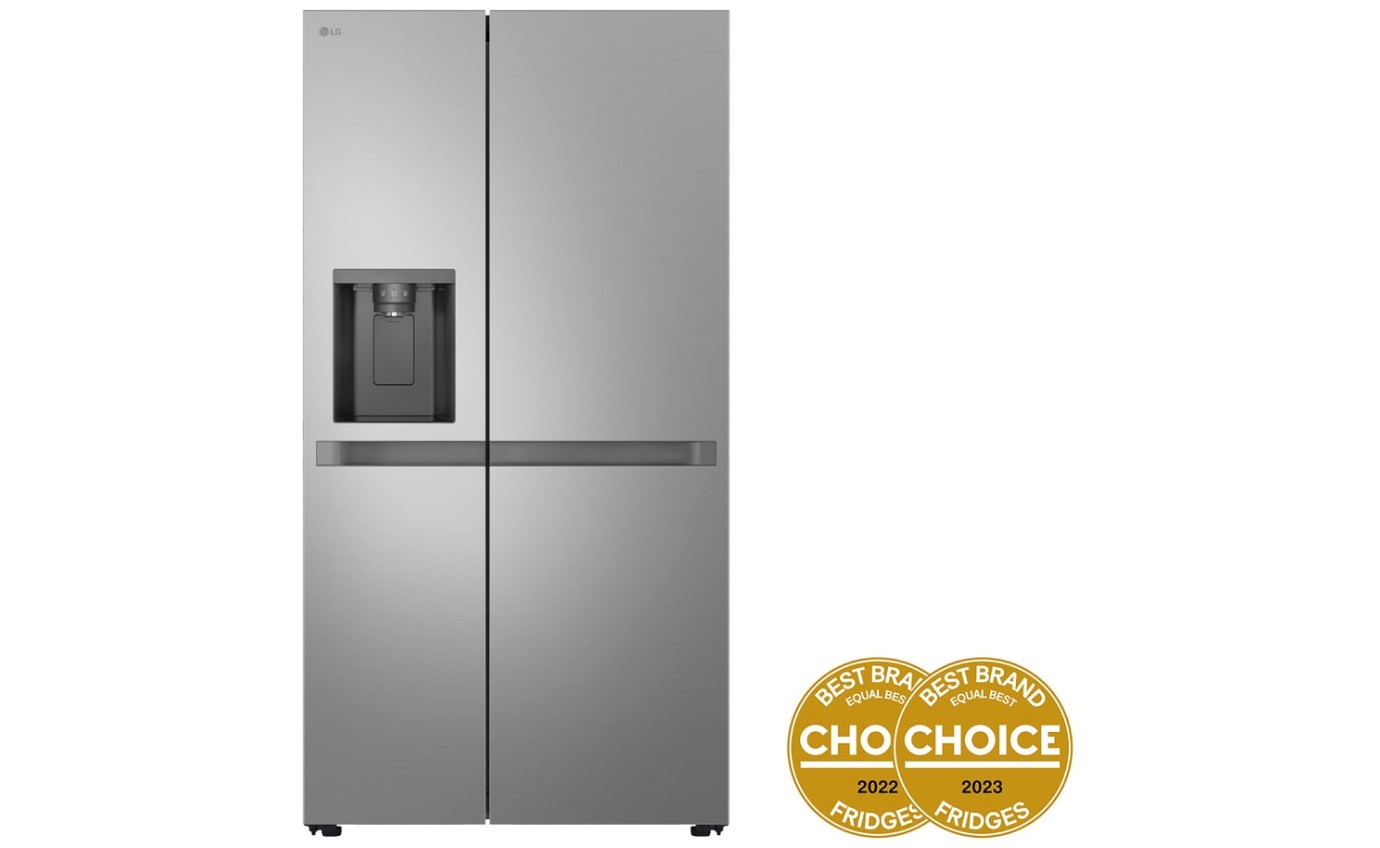 LG 641L Side By Side Fridge (Stainless) GSN599PL