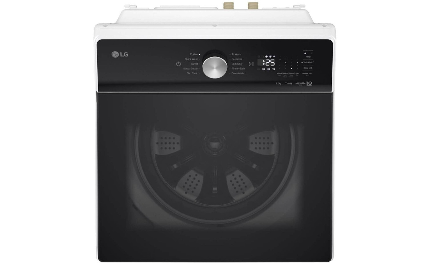LG 9kg Series 5 AI Top Load Washer (White) WTX309W