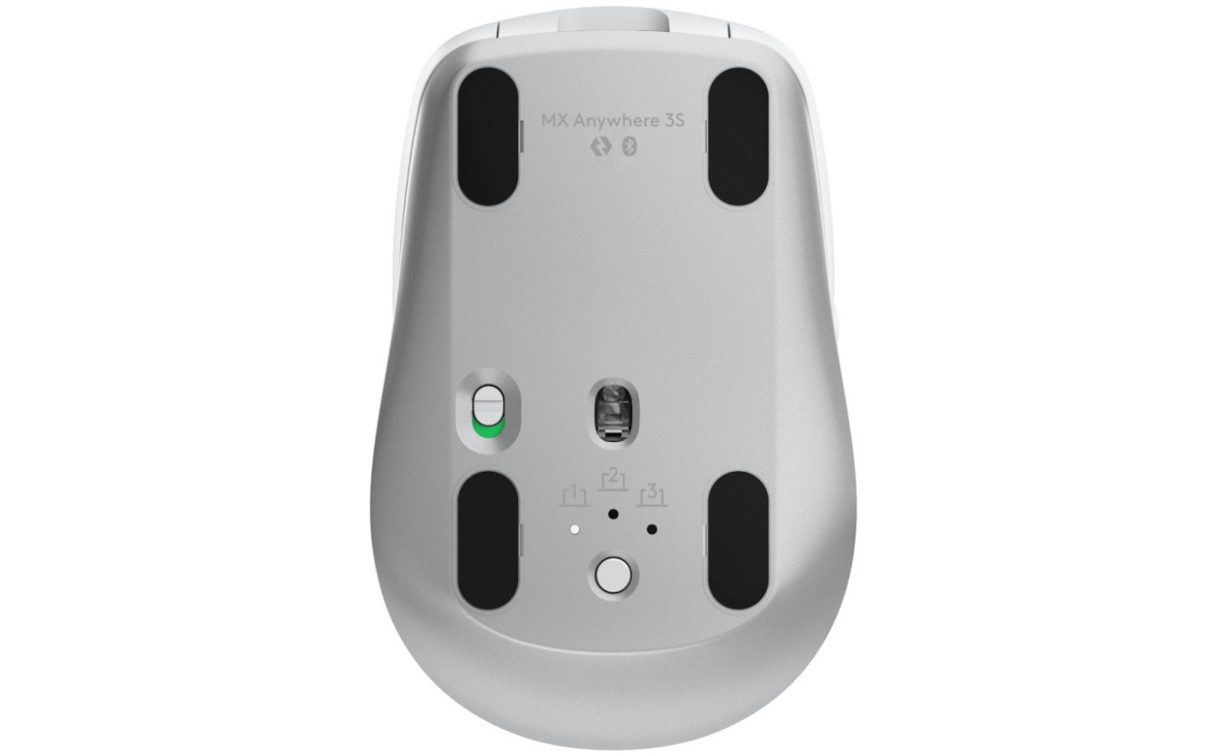 Logitech MX Anywhere 3S Compact Wireless Mouse (Pale Grey) 910006933