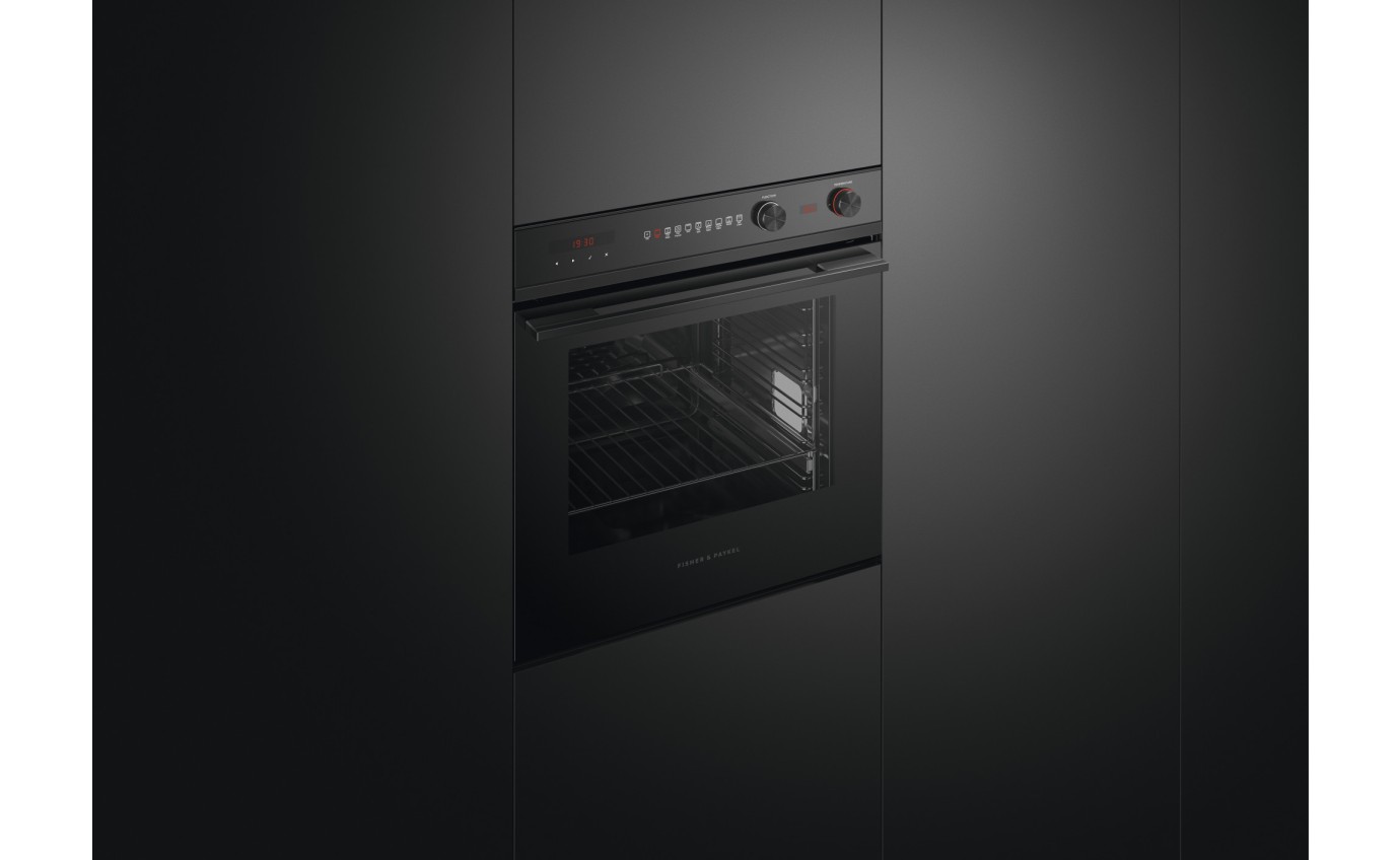 Fisher & Paykel 60cm Series 7 Contemporary Pyrolytic Oven, 9 Function OB60SD9PB1