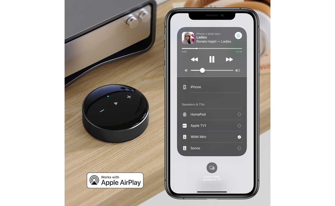 WiiM Mini Hi-Res Wireless Audio Streamer WIIMMINI