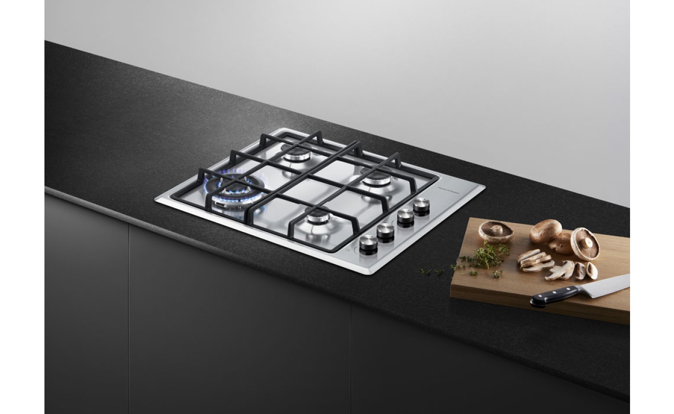 Fisher & Paykel 60cm Series 5 4 Burner Gas Cooktop, LPG CG604CLPX2