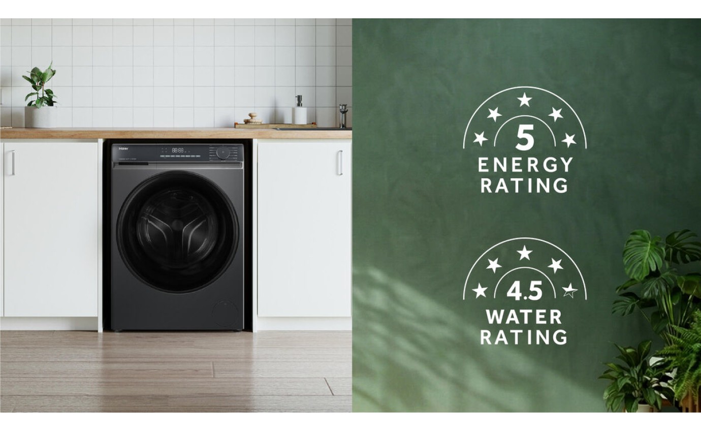 Haier 8.5kg 300 Series Front Load Washing Machine (Dark) HWF85KB1