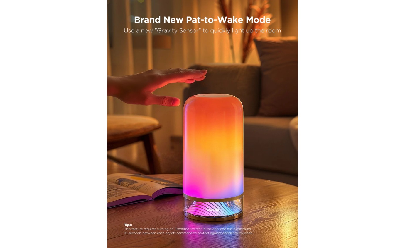Govee Table Lamp 2 Smart RGBIC Wi-Fi & Matter-Enabled Bedside Lamp H6022ED1