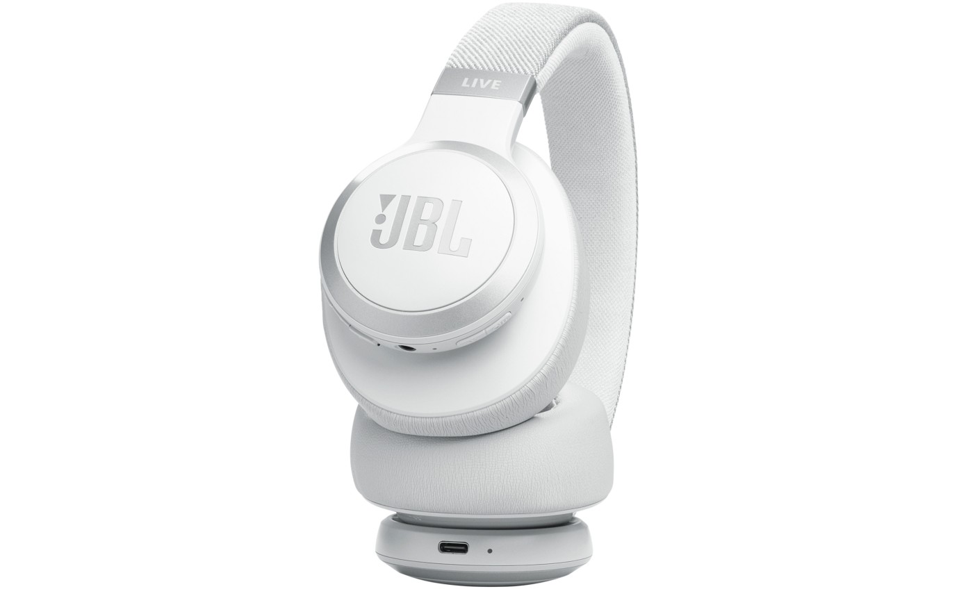 JBL Live 770NC Wireless Headphones (White) JBLLIVE770NCWHT