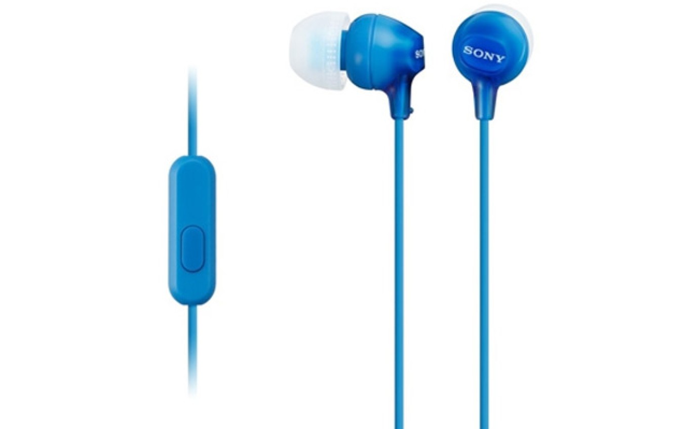 Sony In-Ear Headphones (Blue) MDREX15APLI