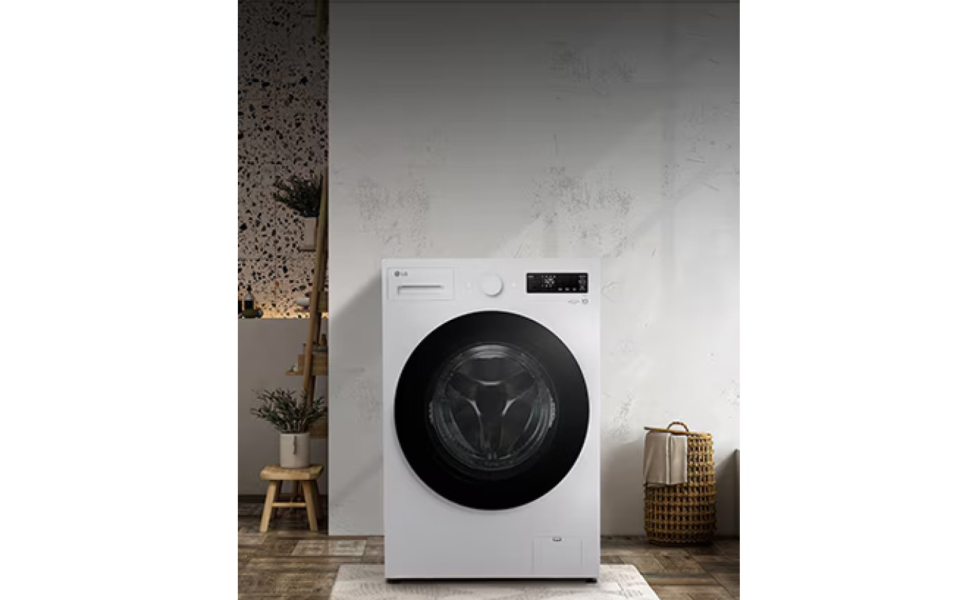 LG 14kg Series XL Steam+ Front Load Washing Machine (Matte White) WXLS1014WX