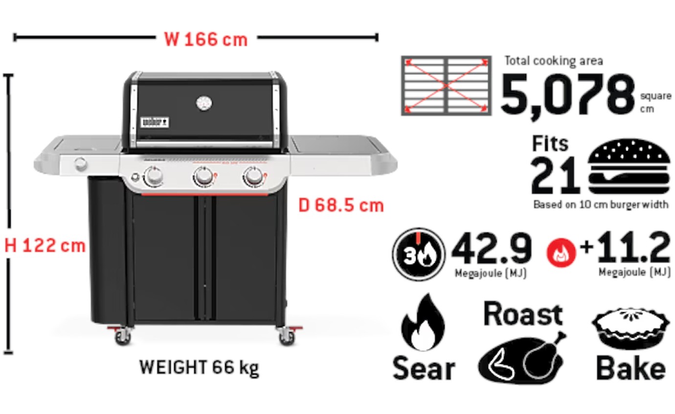 Weber Genesis&reg; EP-335 3-Burner Gas Barbecue (Natural Gas) K1501774