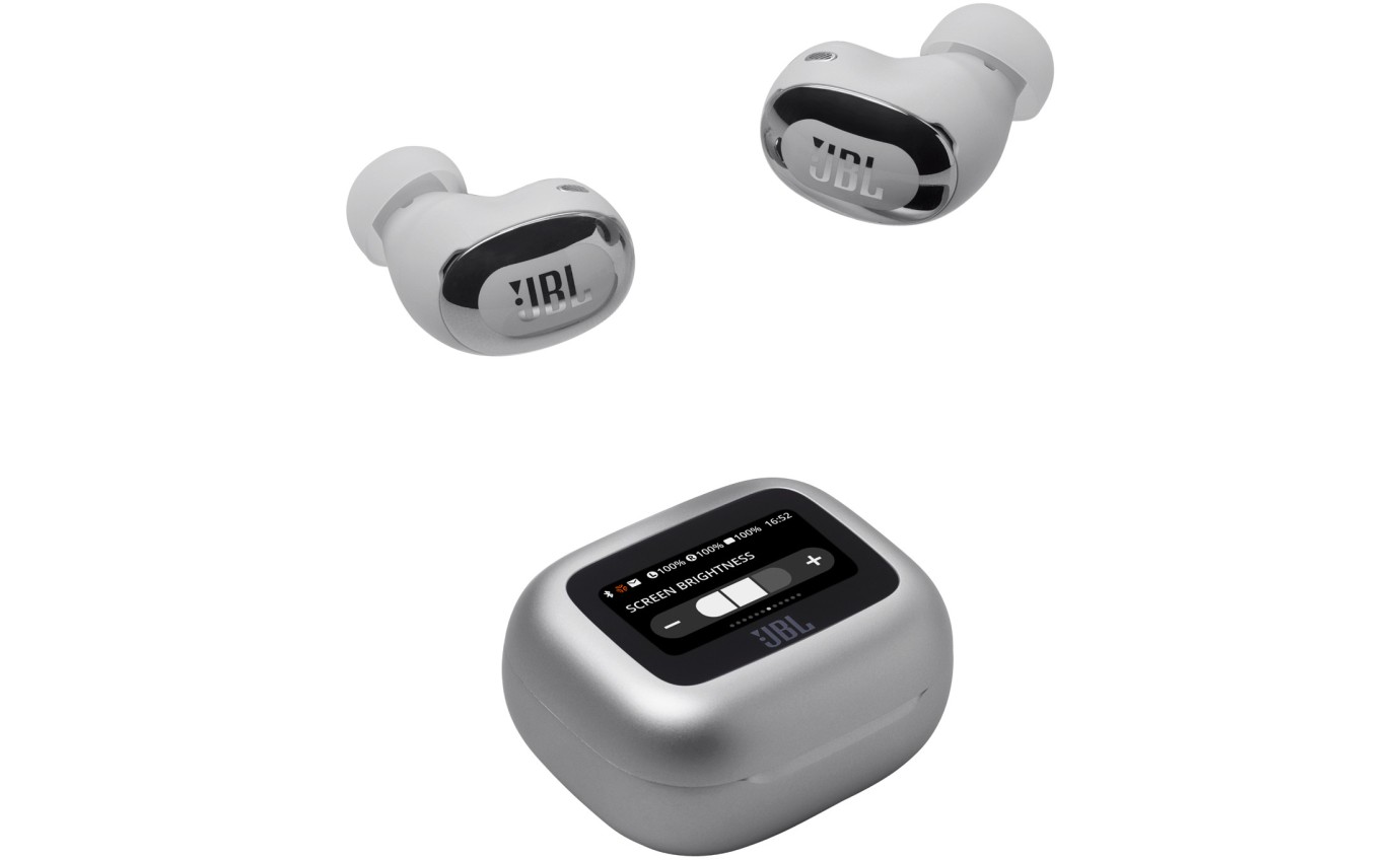 JBL Live Buds 3 TWS Noise Cancelling In-Ear Headphones (Silver) JBLLIVEBUDS3SIL