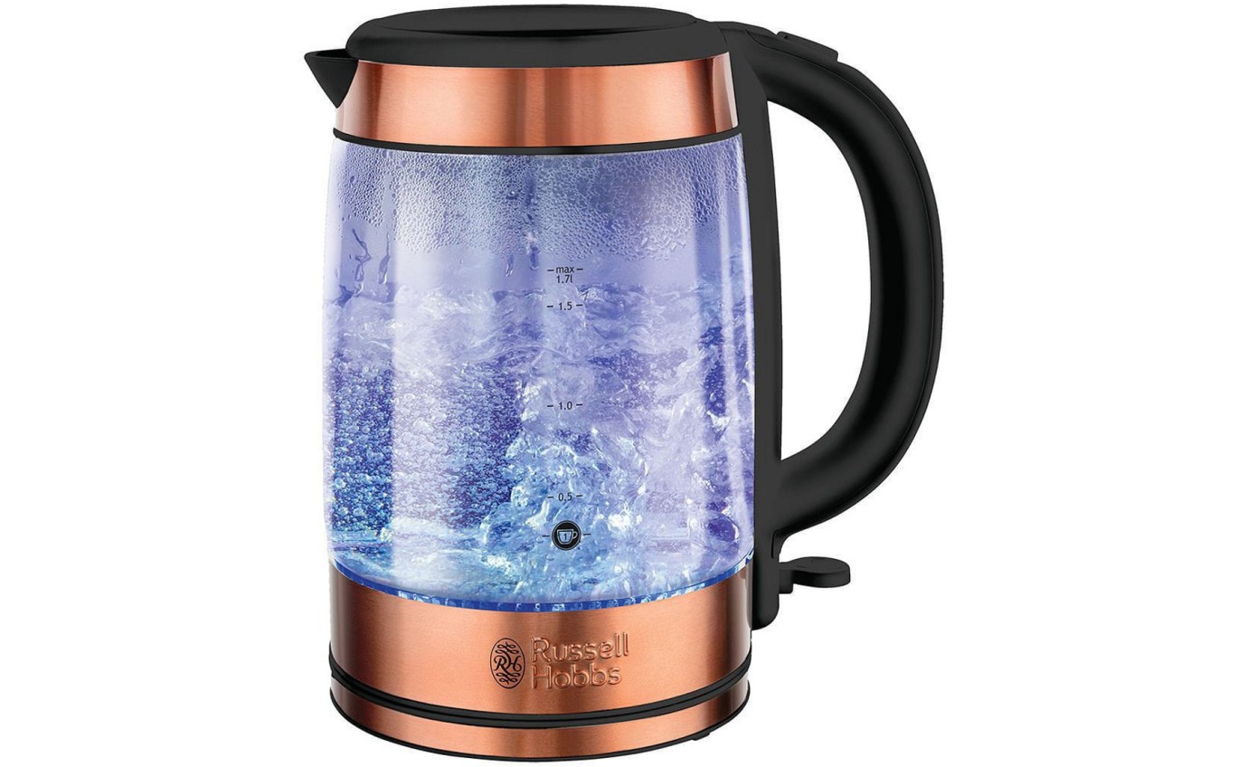 Russell Hobbs Brooklyn Glass Kettle (Copper) RHK172