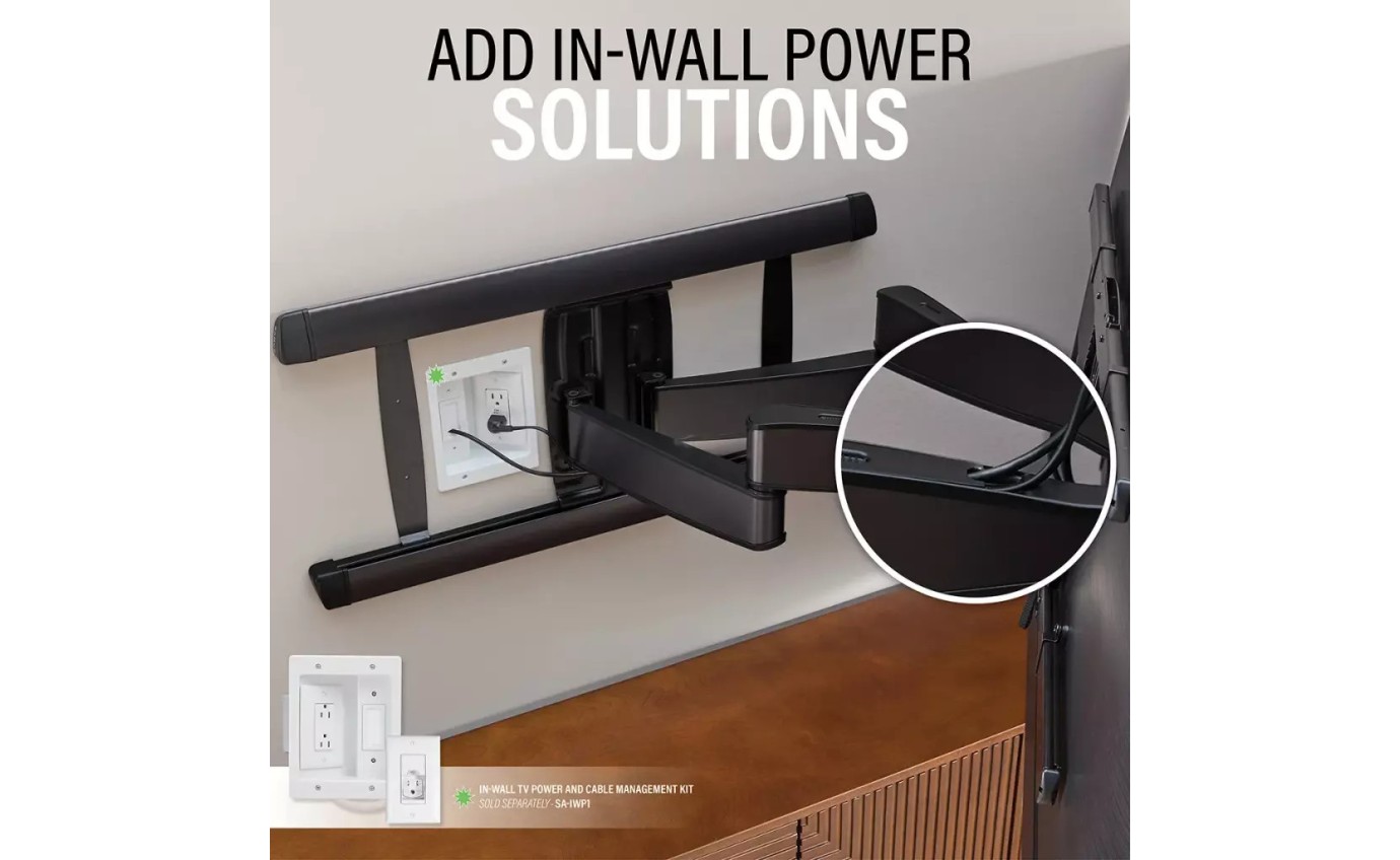 Sanus Advanced XL Full-Motion Premium TV Wall Mount VXF830B2