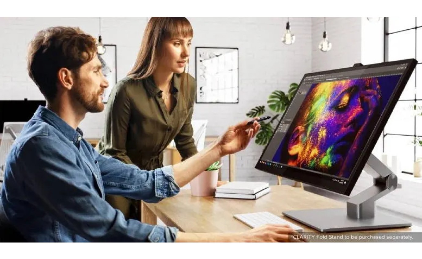 ALOGIC 27 inch Clarity Pro Touch Rotating 4K Monitor with 65W PD, Webcam and Touchscreen 27C4KPDWT