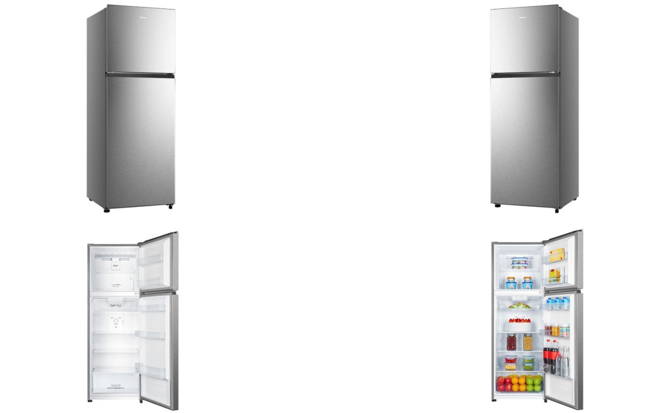 Hisense 326L Top Mount Fridge (Silver) HRTF325S