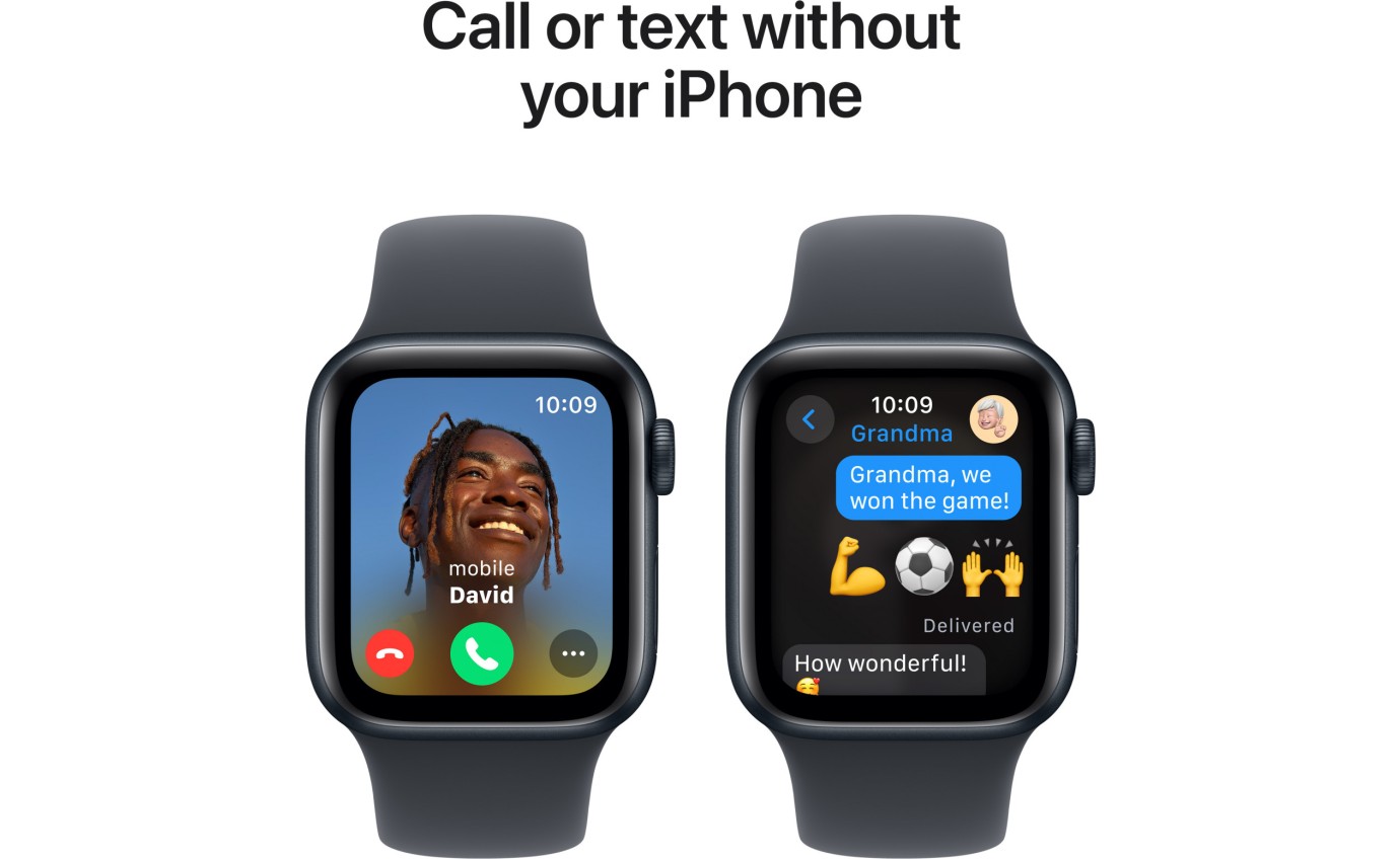 Apple Watch SE GPS 40mm Midnight Aluminium Case with Midnight Sport Band S M MXE73ZPA MXE73ZP A Retravision