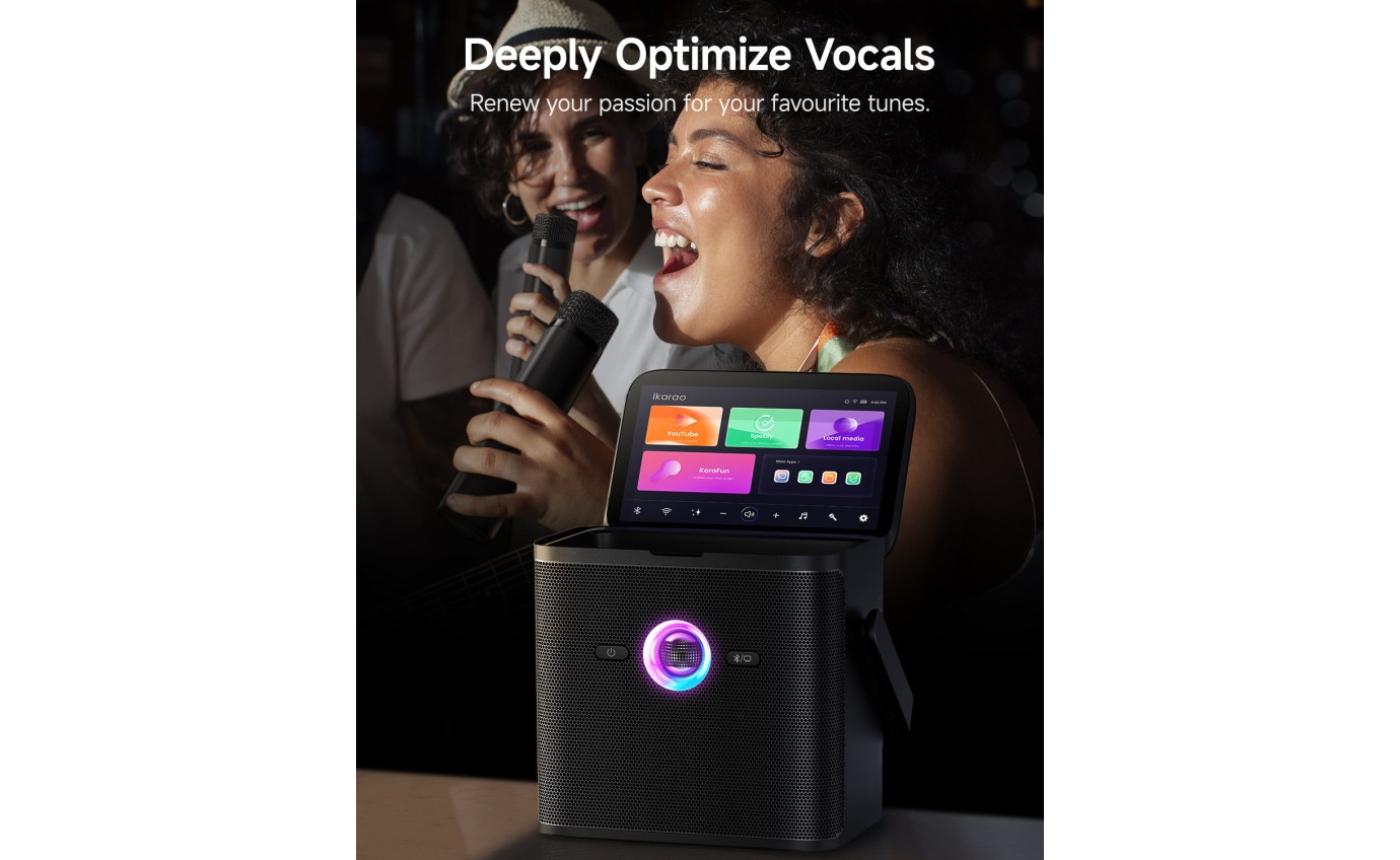Ikarao Shell S3 Portable Karaoke Machine IKSHELLS3